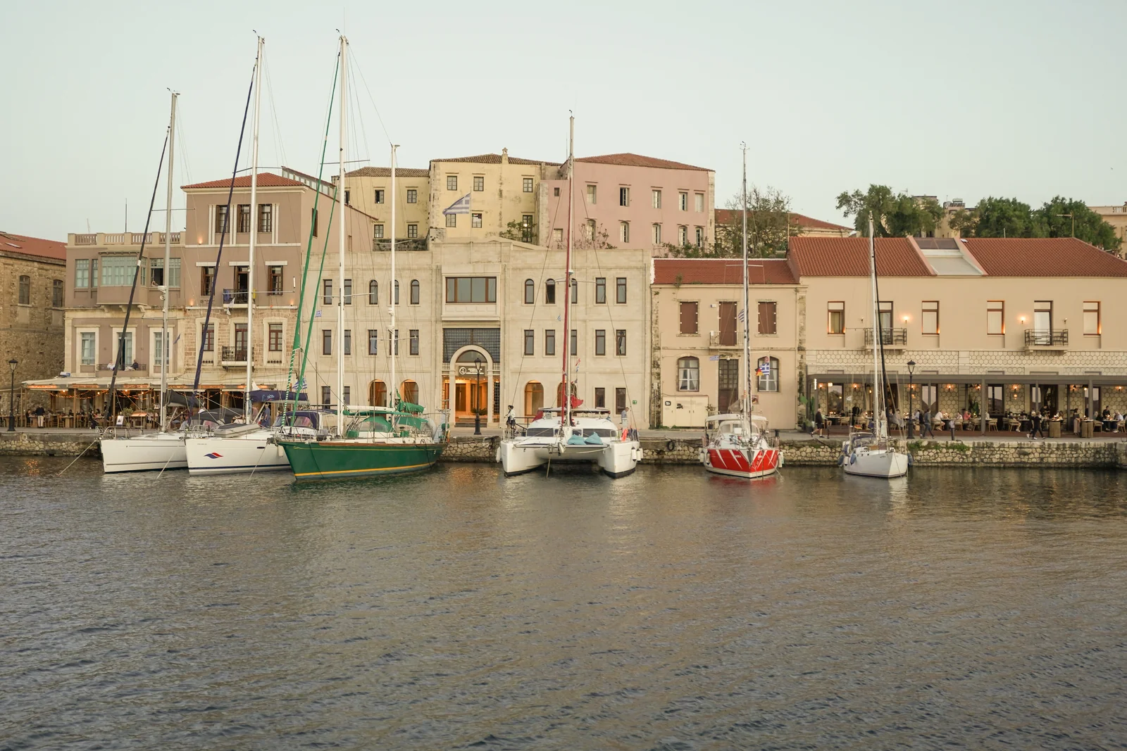Histórico puerto antiguo de Chania