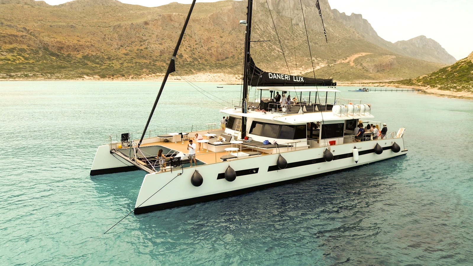 Morning Luxury Catamaran Cruise from Kissamos to Balos and Gramvousa